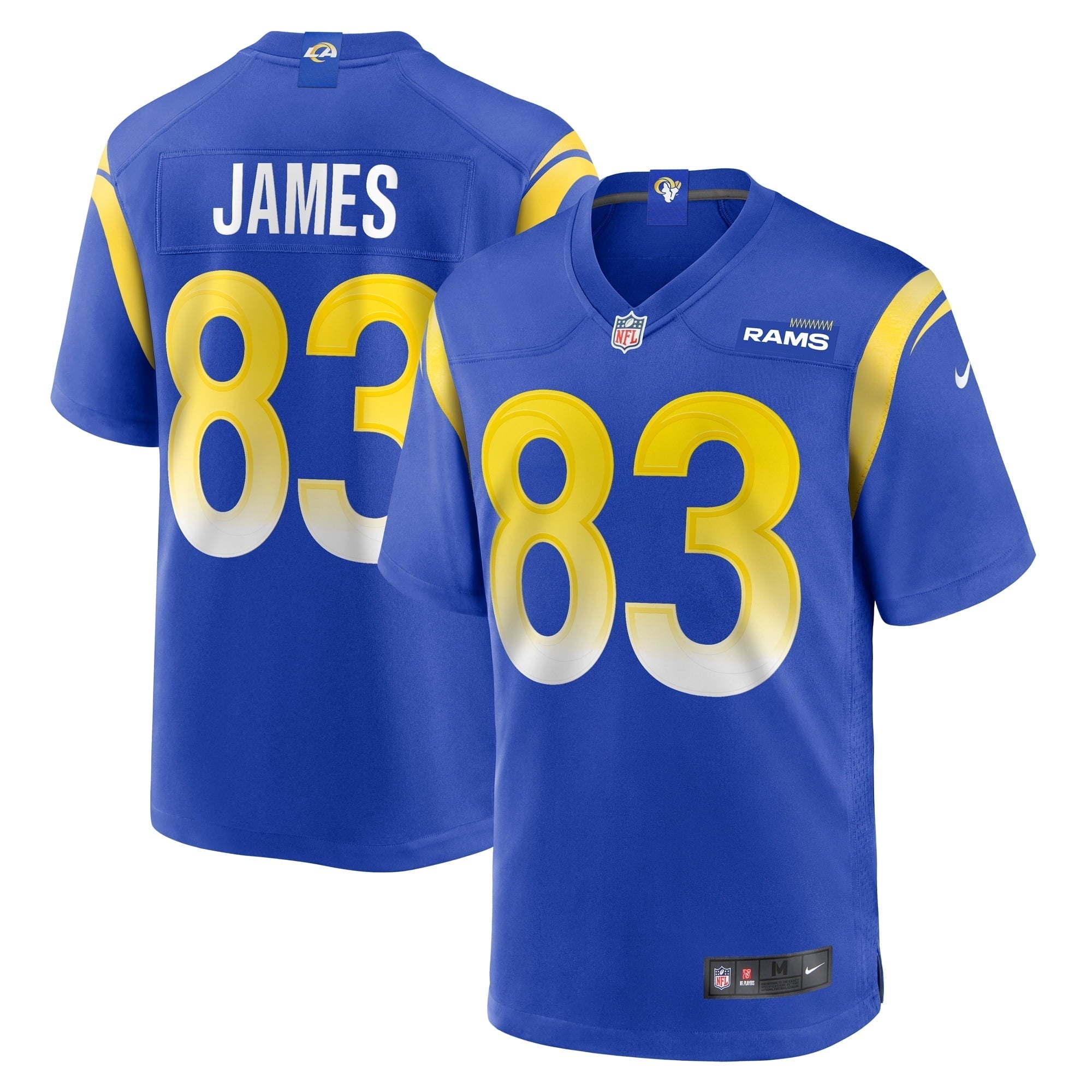 Men s Nike Sam James Royal Los Angeles Rams Home Game Jersey