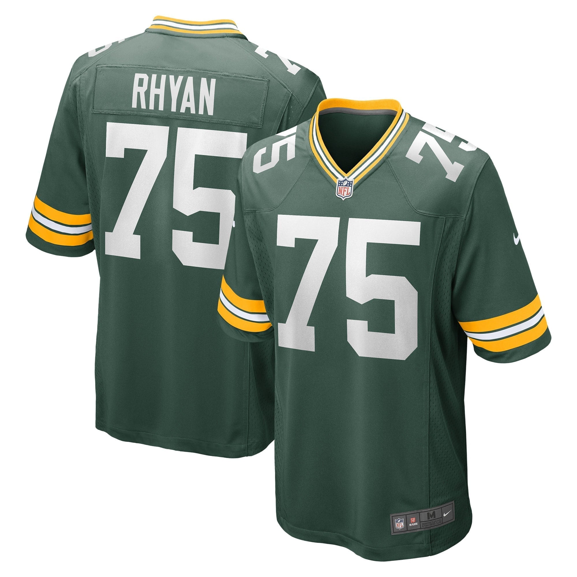 Men s Nike Sean Rhyan Green Green Bay Packers Game Player Jersey