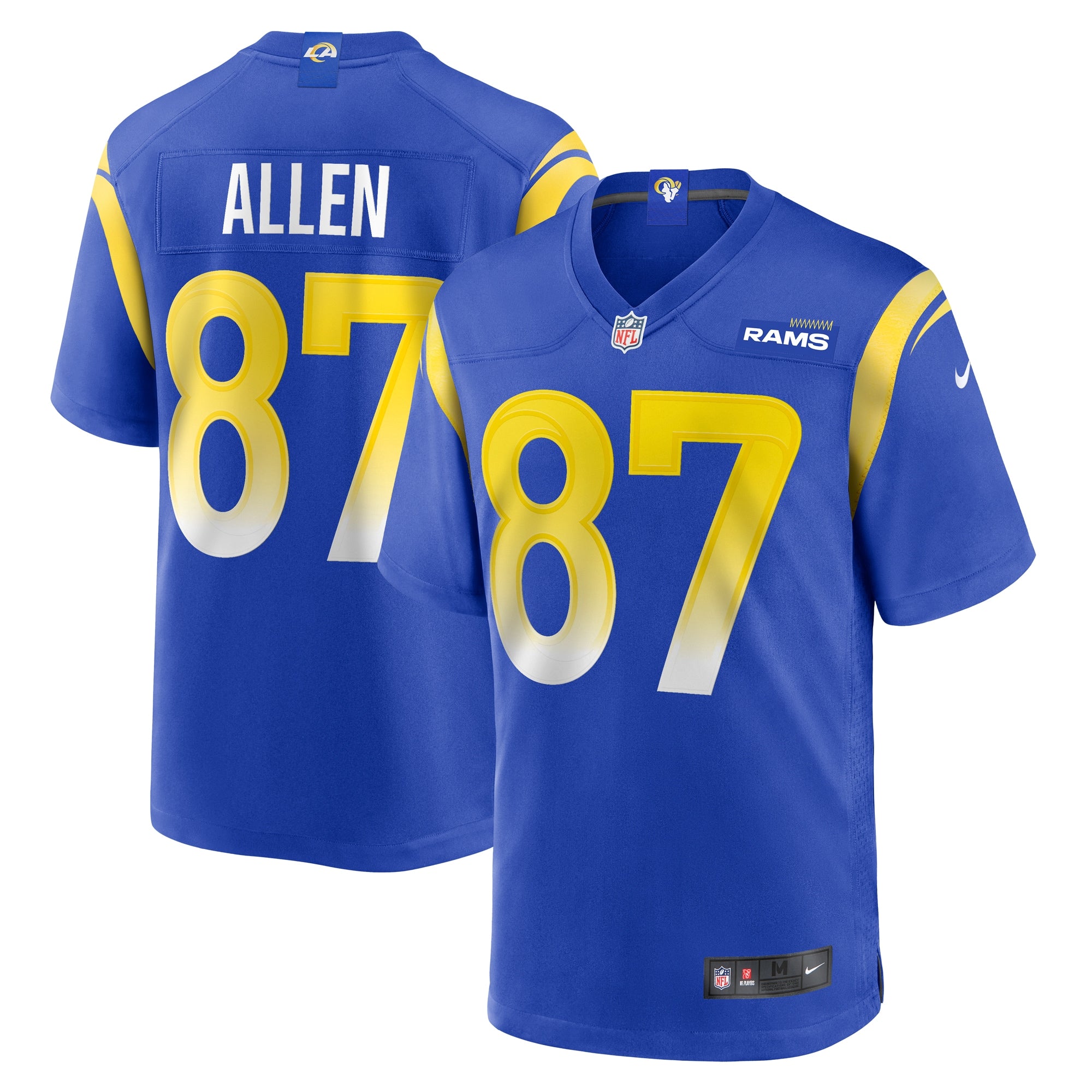Davis Allen Los Angeles Rams Nike Home Game Jersey   Royal
