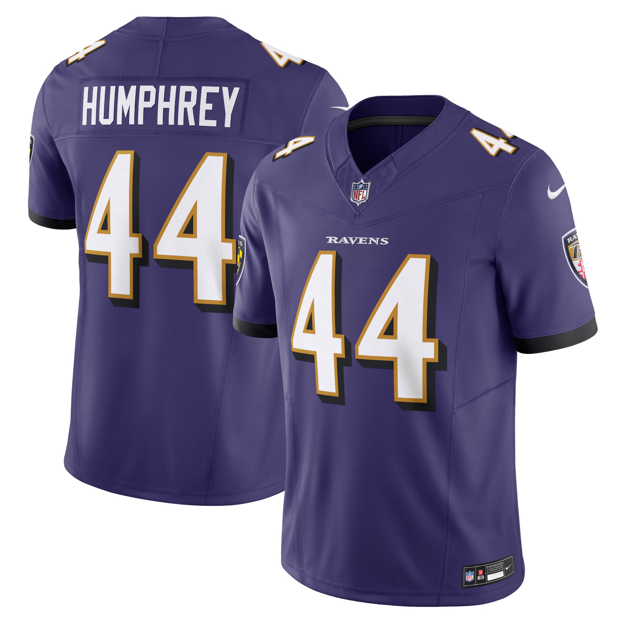 Marlon Humphrey Baltimore Ravens Nike Vapor F.U.S.E. Limited Jersey   Purple
