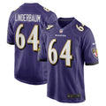 Men s Nike Tyler Linderbaum Purple Baltimore Ravens Player Game Jersey