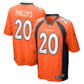 Men s Nike Darius Phillips Orange Denver Broncos Game Player Jersey