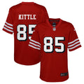 George Kittle San Francisco 49ers Nike Youth Game Jersey   Scarlet