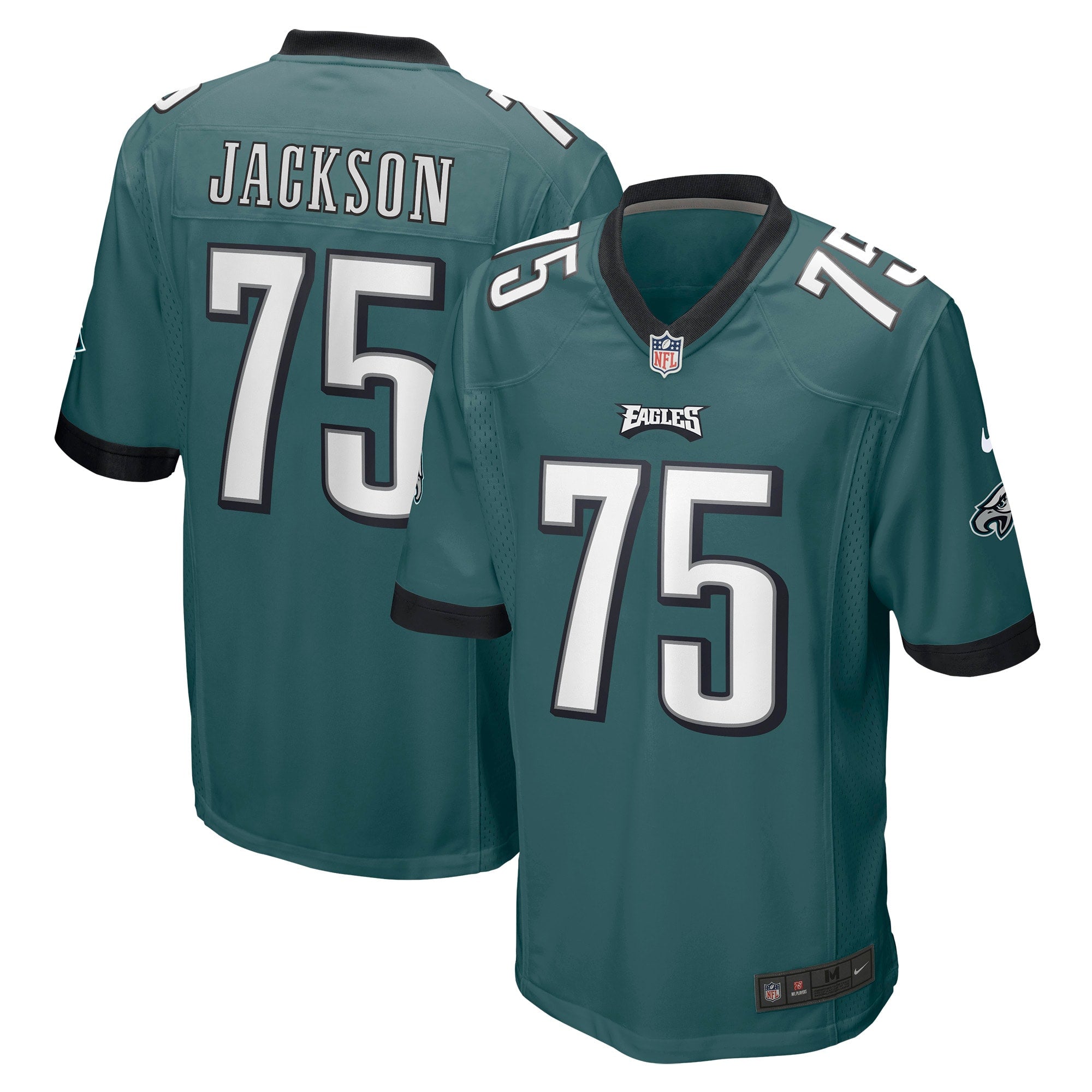 Tarron Jackson Philadelphia Eagles Nike Game Jersey   Midnight Green