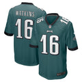 Men s Nike Quez Watkins Midnight Green Philadelphia Eagles Player Jersey