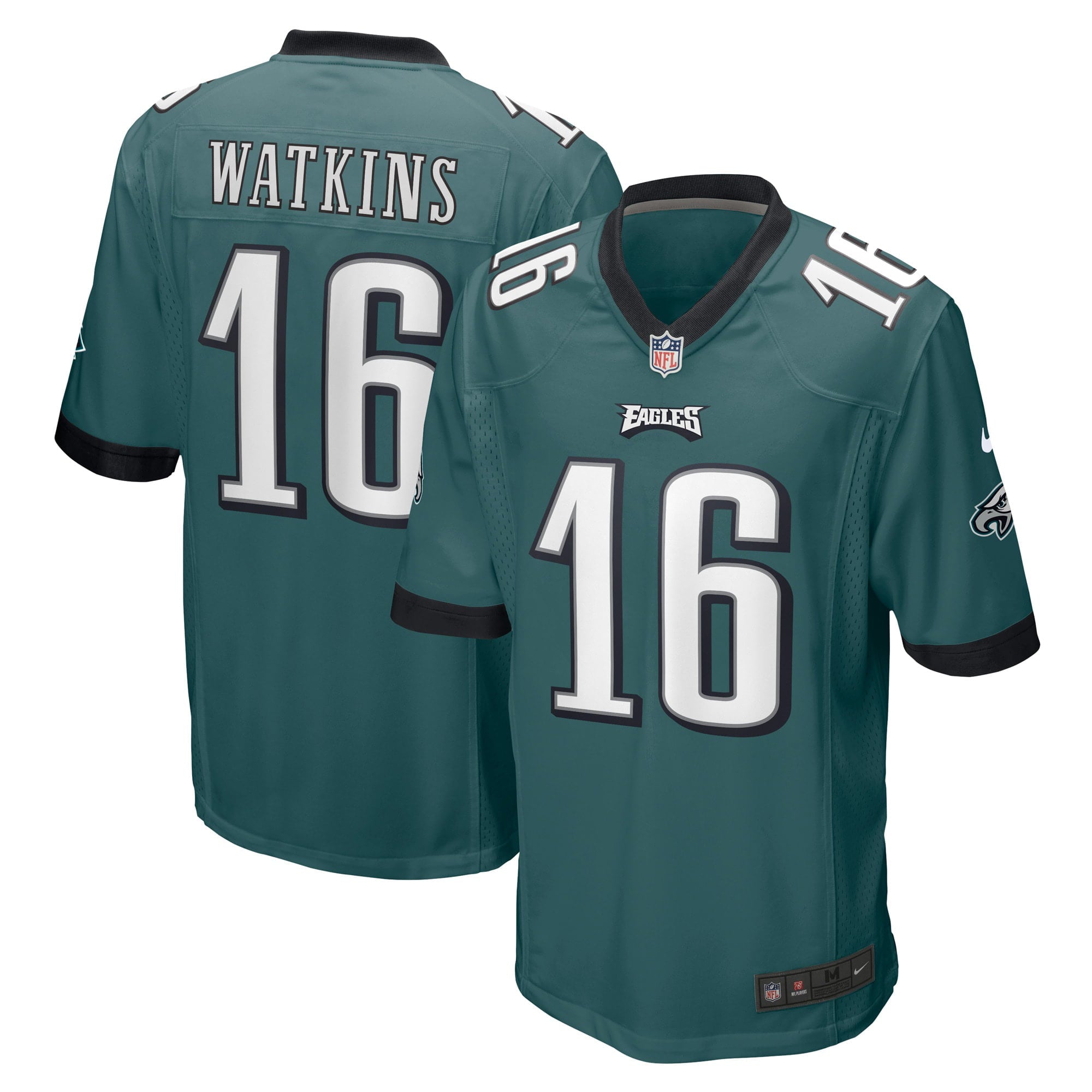 Men s Nike Quez Watkins Midnight Green Philadelphia Eagles Player Jersey