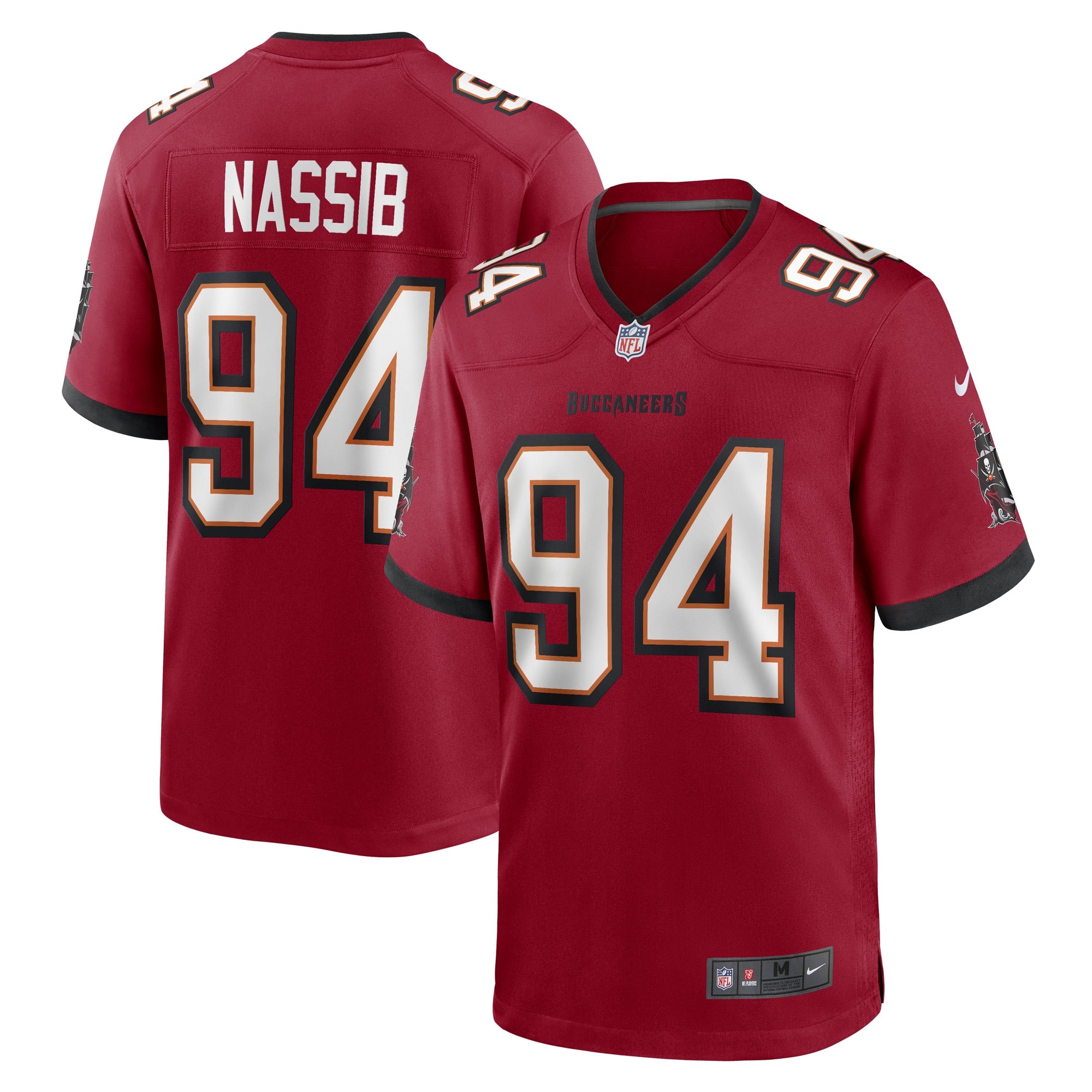Carl Nassib Tampa Bay Buccaneers Nike Game Player Jersey   Red