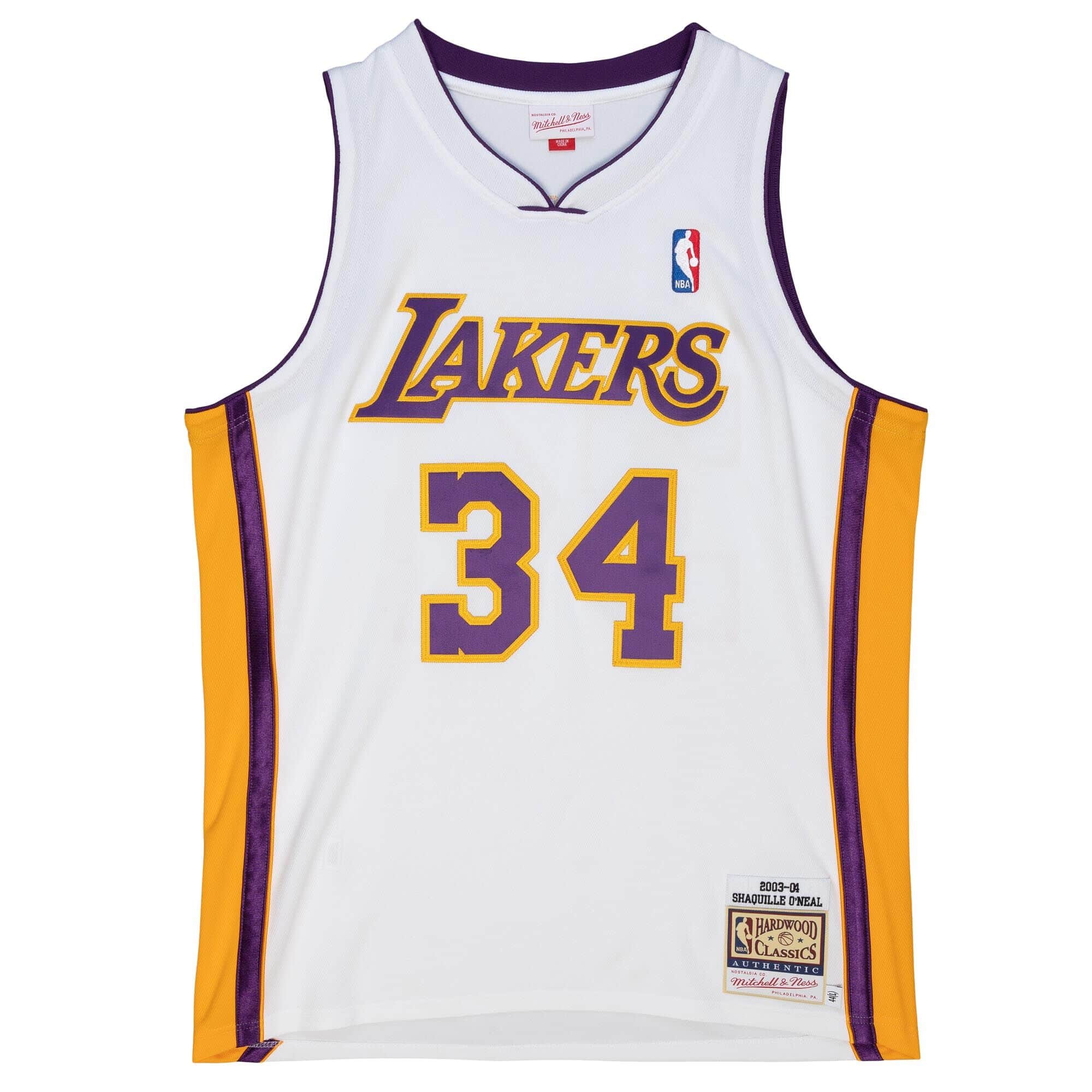Authentic Shaquille O'Neal Los Angeles Lakers 2003-04 Jersey
