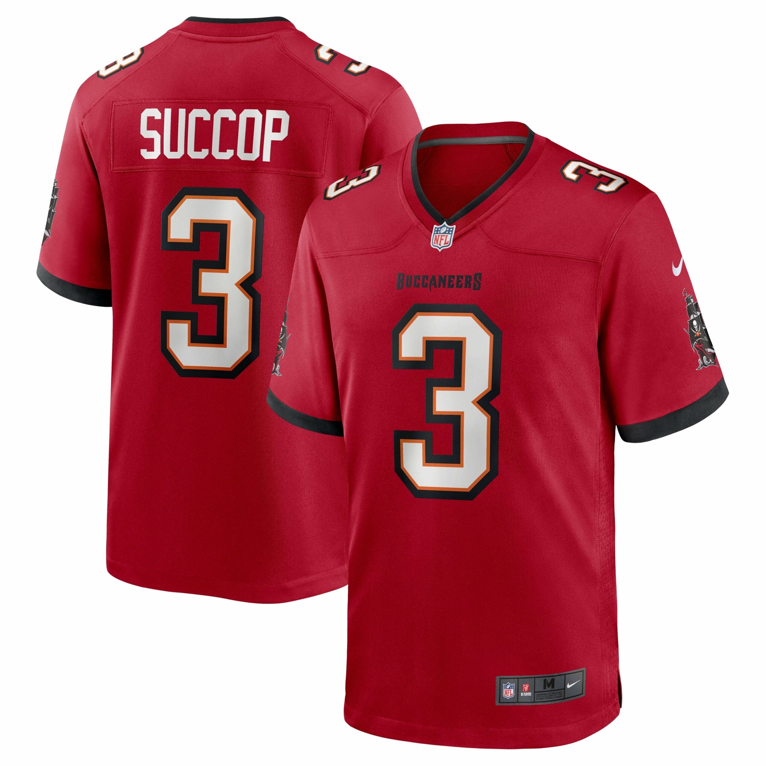 Men s Nike Ryan Succop Red Tampa Bay Buccaneers Team Game Jersey