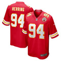 Men s Nike Malik Herring Red Kansas City Chiefs Team Game Player Jersey