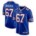 Men s Nike Nick Broeker Royal Buffalo Bills Home Game Jersey