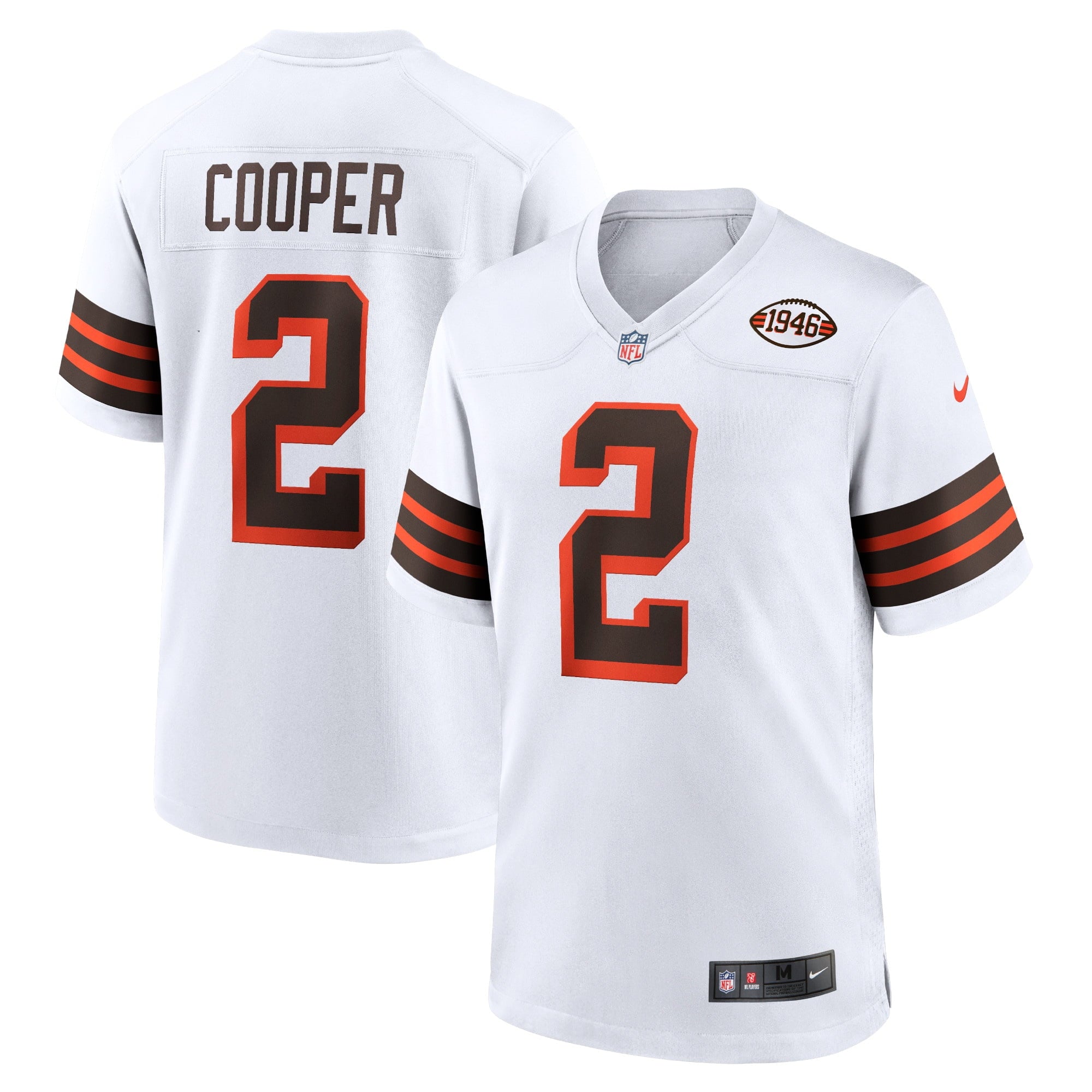 Men s Nike Amari Cooper White Cleveland Browns Alternate Game Jersey