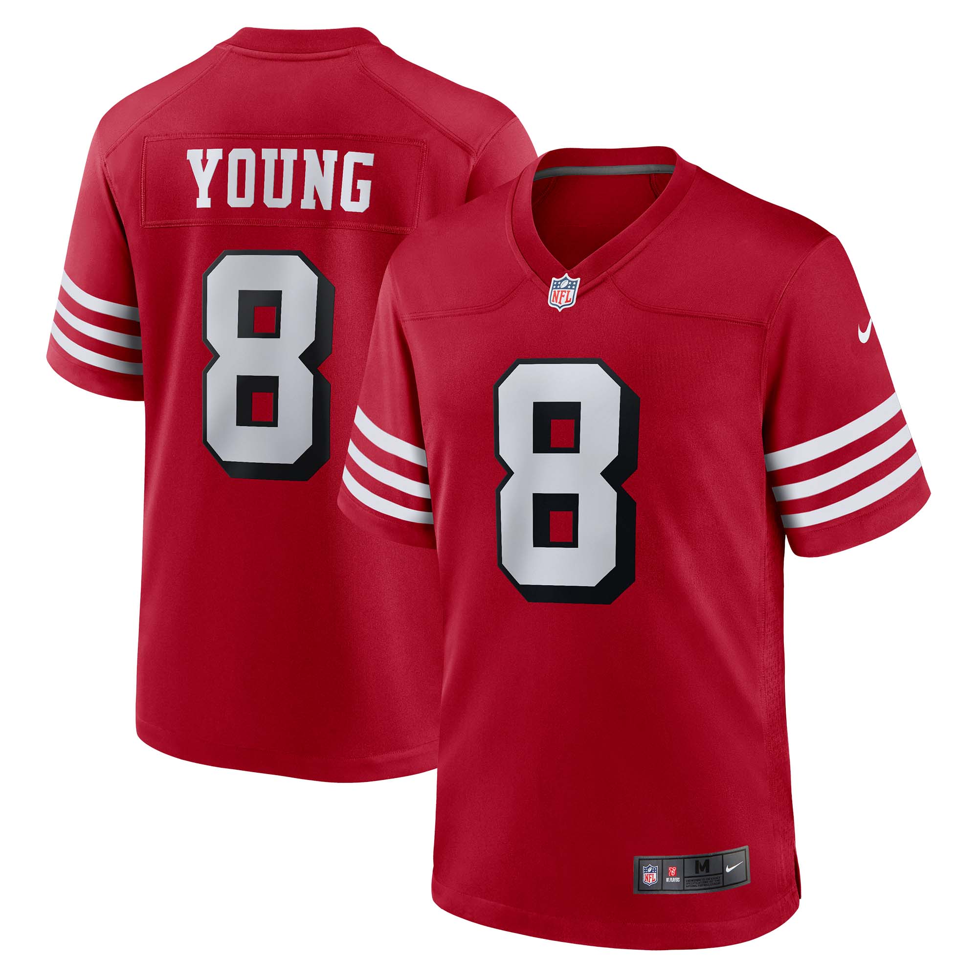 Steve Young San Francisco 49ers Nike Retired Alternate Game Jersey   Scarlet