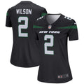 Women s Nike Zach Wilson Black New York Jets Legend Jersey
