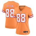 Cade Otton Tampa Bay Buccaneers Nike Women s Throwback Game Jersey   Orange
