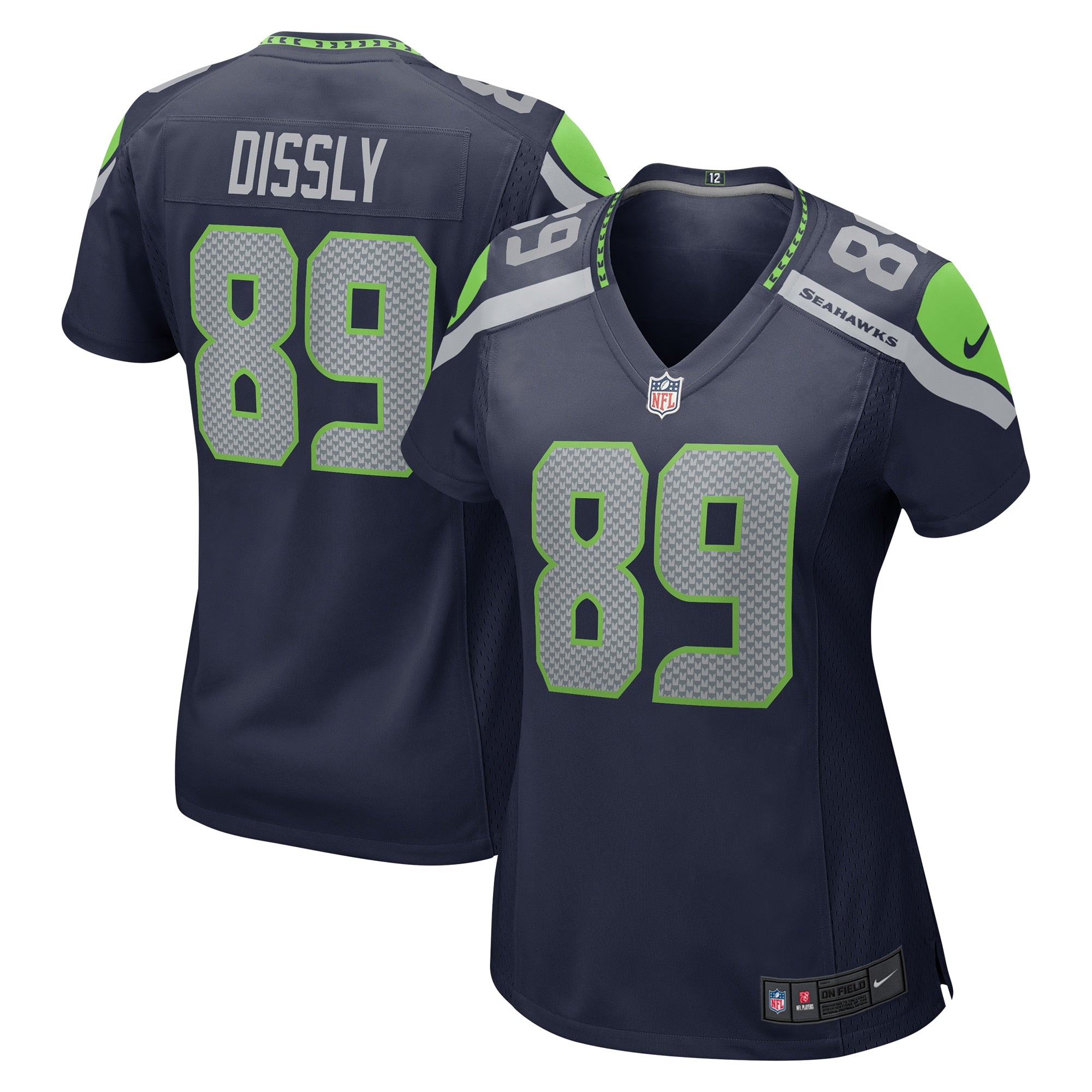 Will Dissly Seattle Seahawks Nike Women s Game Jersey College Navy