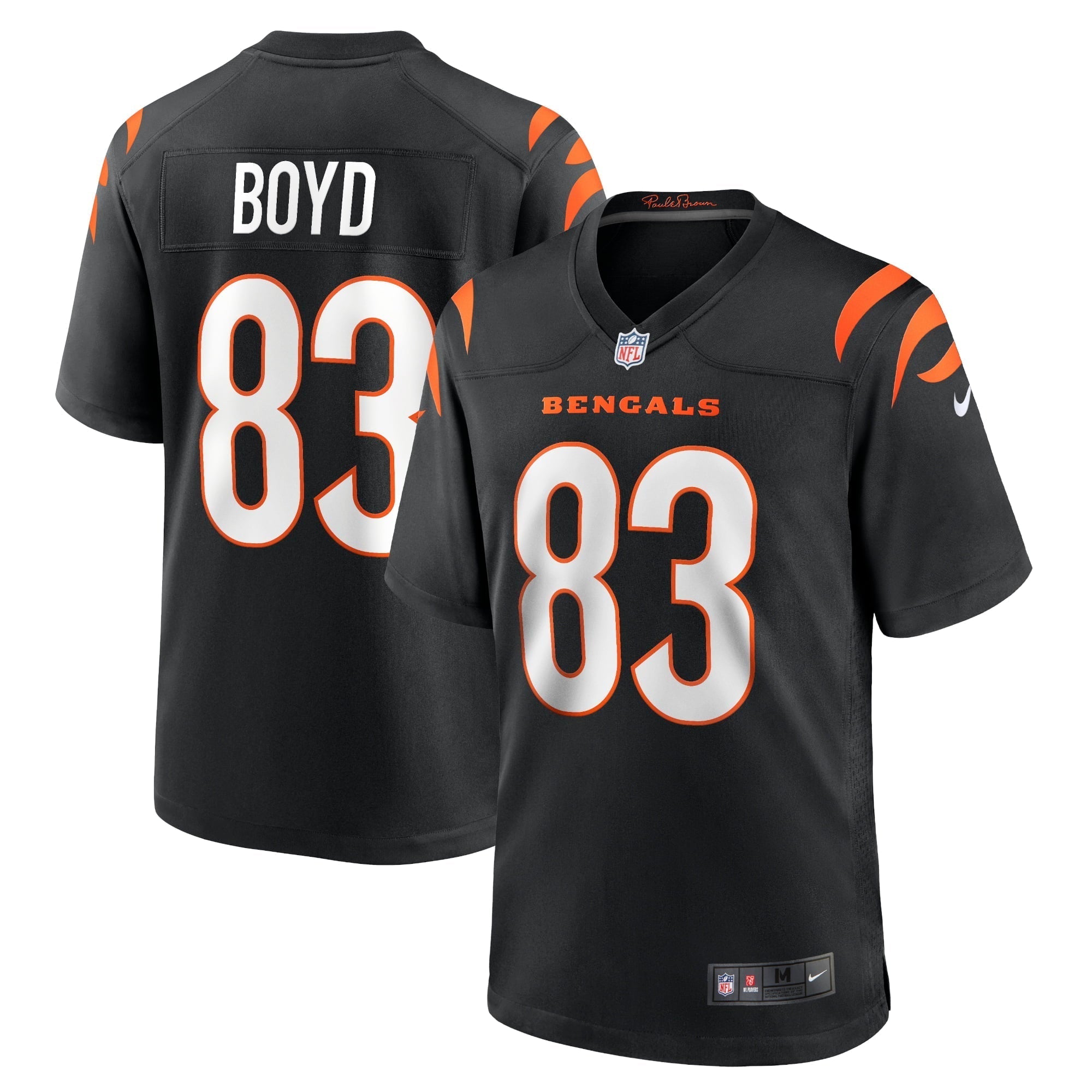 Men s Nike Tyler Boyd Black Cincinnati Bengals Game Jersey