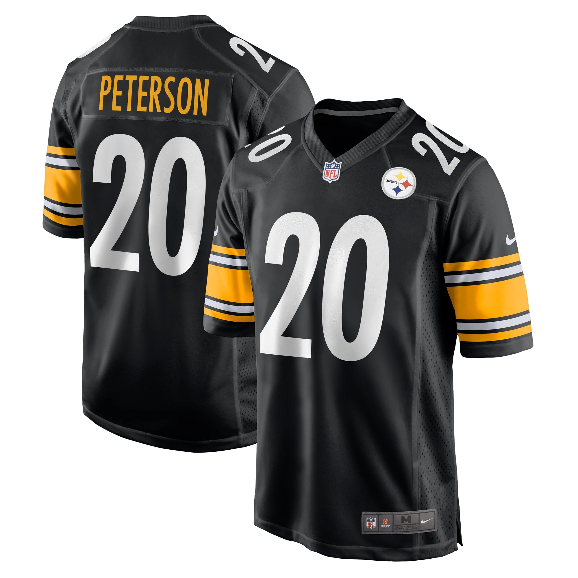 Patrick Peterson Pittsburgh Steelers Nike Game Player Jersey   Black