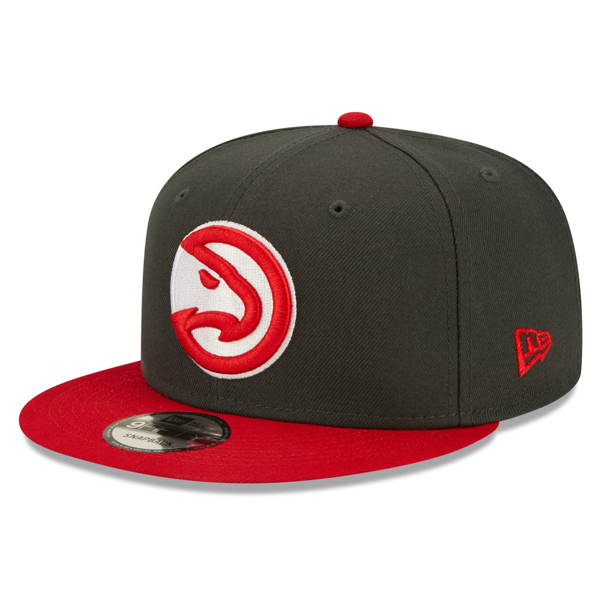 Atlanta Hawks, NBA Jerseys New Era Two-Tone Color Pack 9FIFTY Snapback Hat - Charcoal/Scarlet