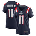 Women s Nike Tyquan Thornton Navy New England Patriots Game Player Jersey