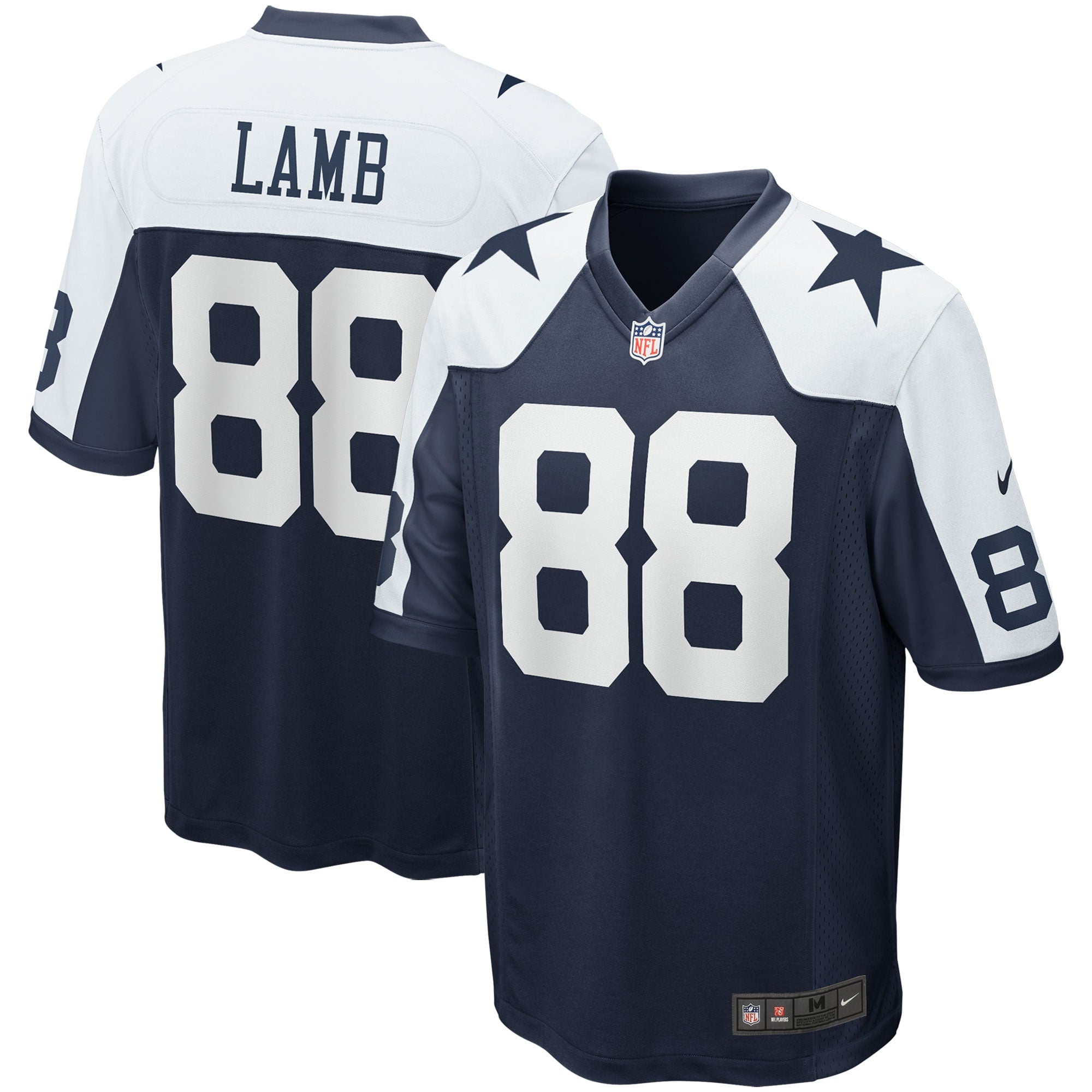 CeeDee Lamb Dallas Cowboys Nike Alternate Game Team Jersey   Navy