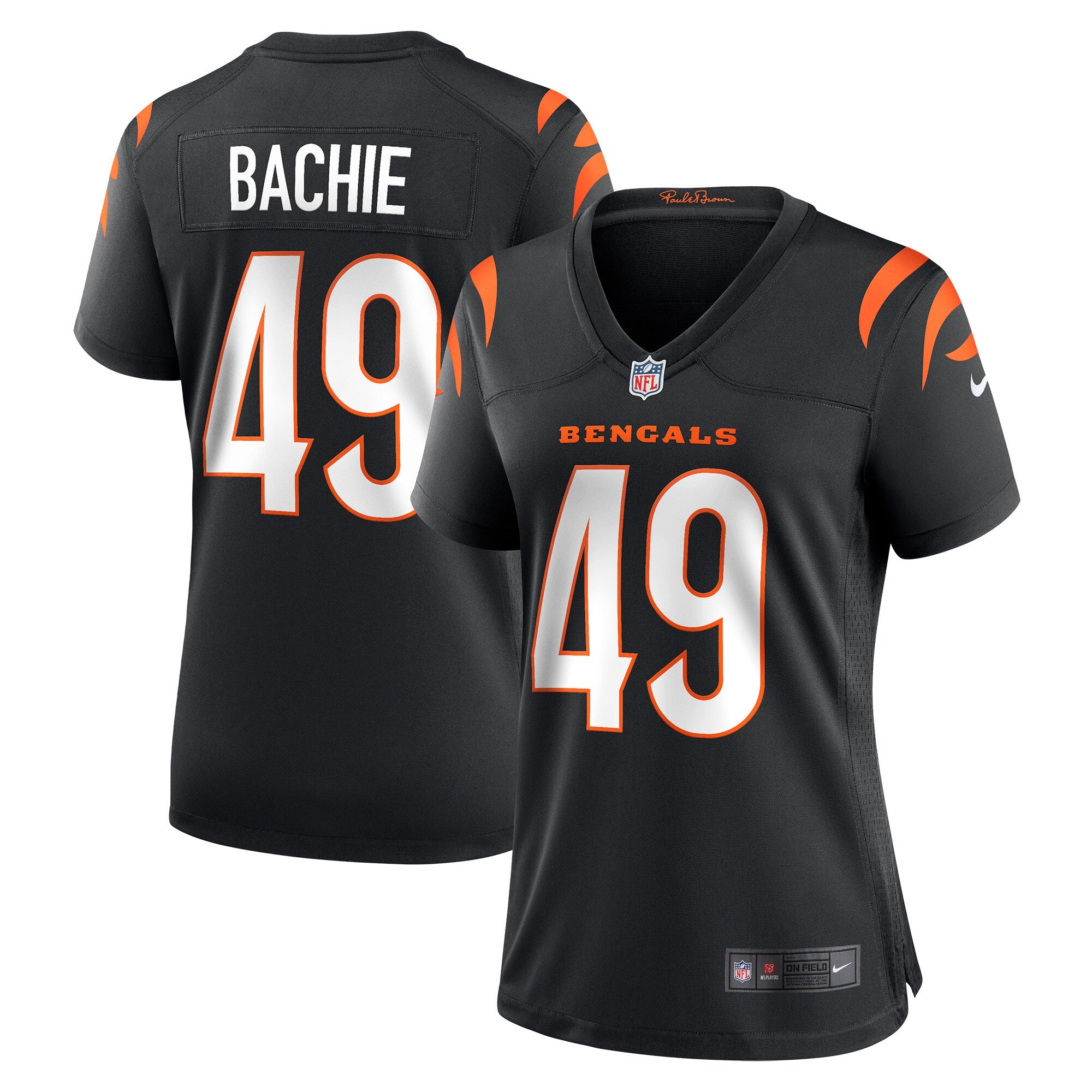 Joe Bachie Cincinnati Bengals Nike Women s Game Jersey   Black