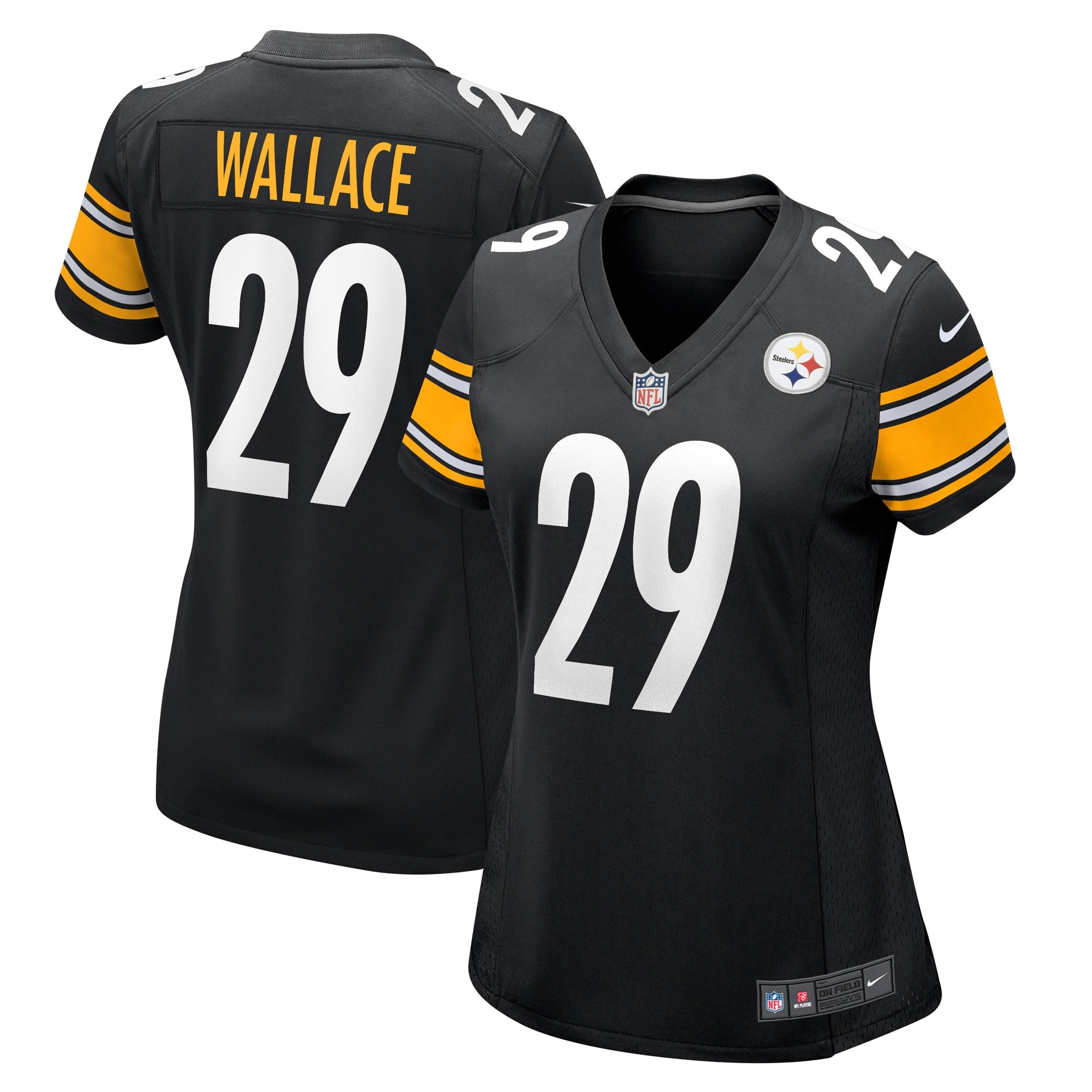 Levi Wallace Pittsburgh Steelers Nike Women s Game Player Jersey   Black