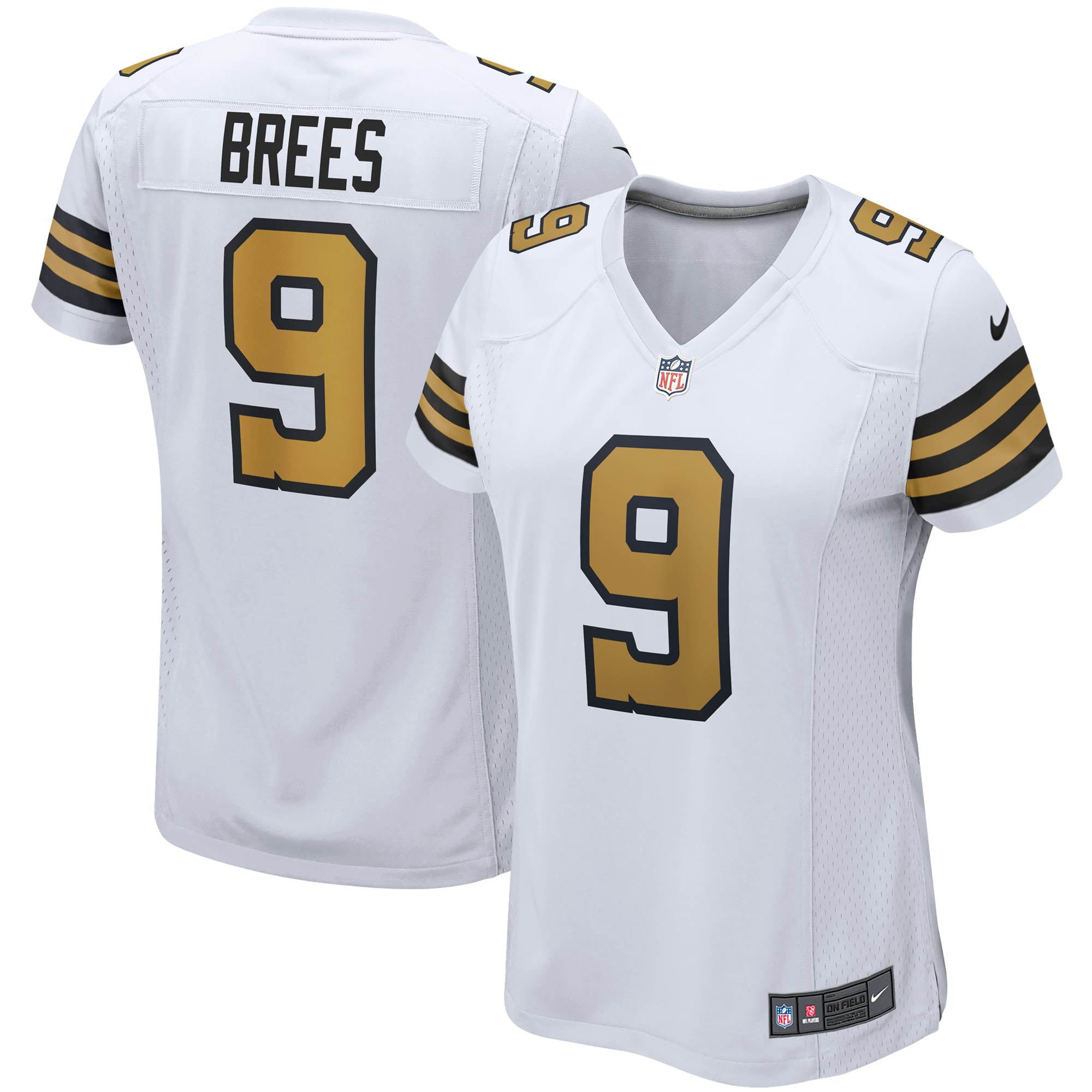Women s Nike Drew Brees White New Orleans Saints Alternate Game Jersey