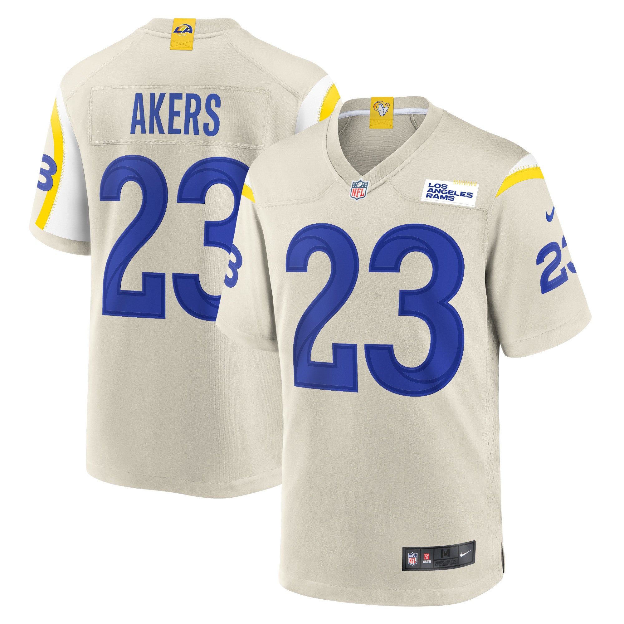 Cam Akers Los Angeles Rams Nike Game Jersey   Bone