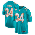 Men s Nike Tino Ellis Aqua Miami Dolphins Home Game Player Jersey