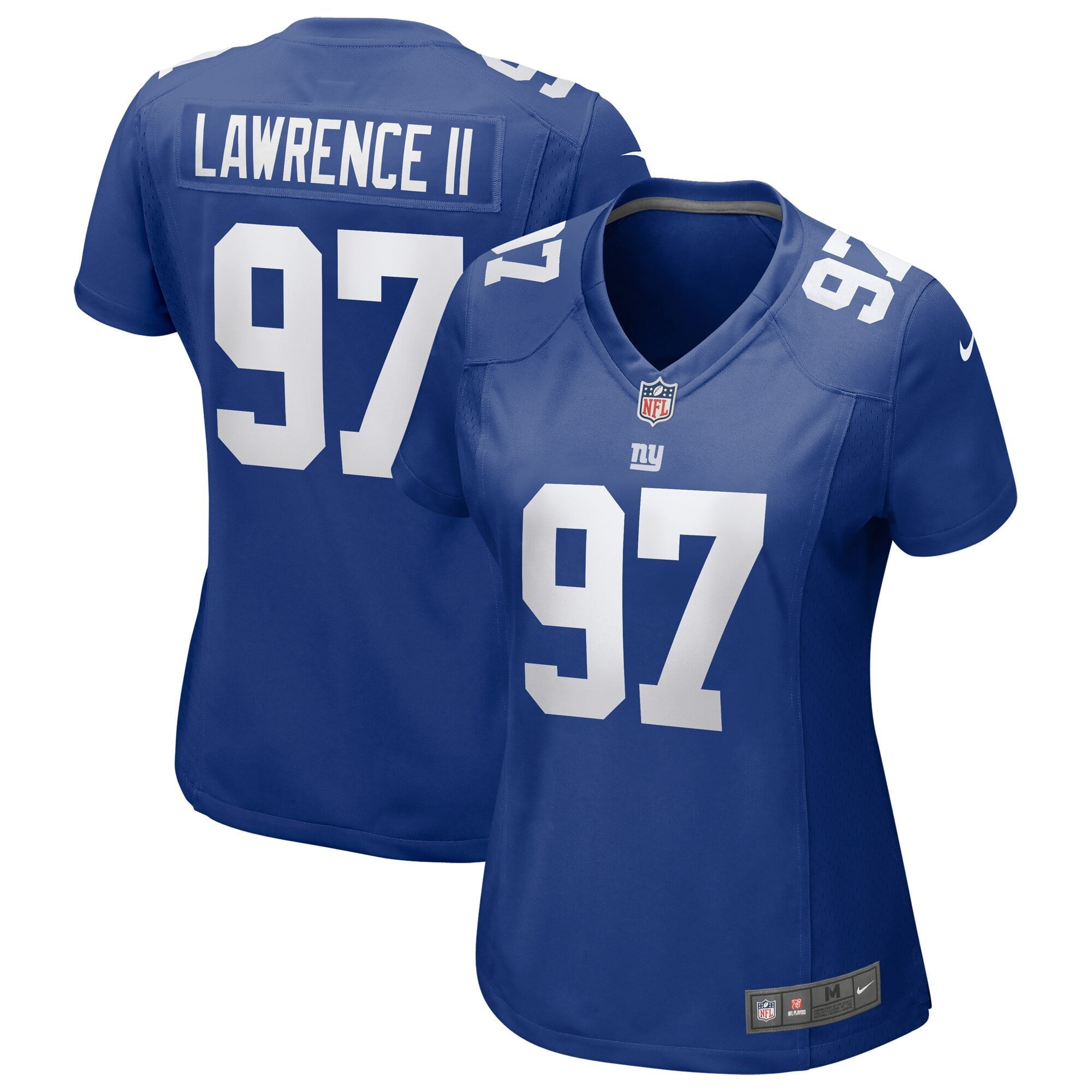 Women s Nike Dexter Lawrence II Royal New York Giants Team Game Player Jersey