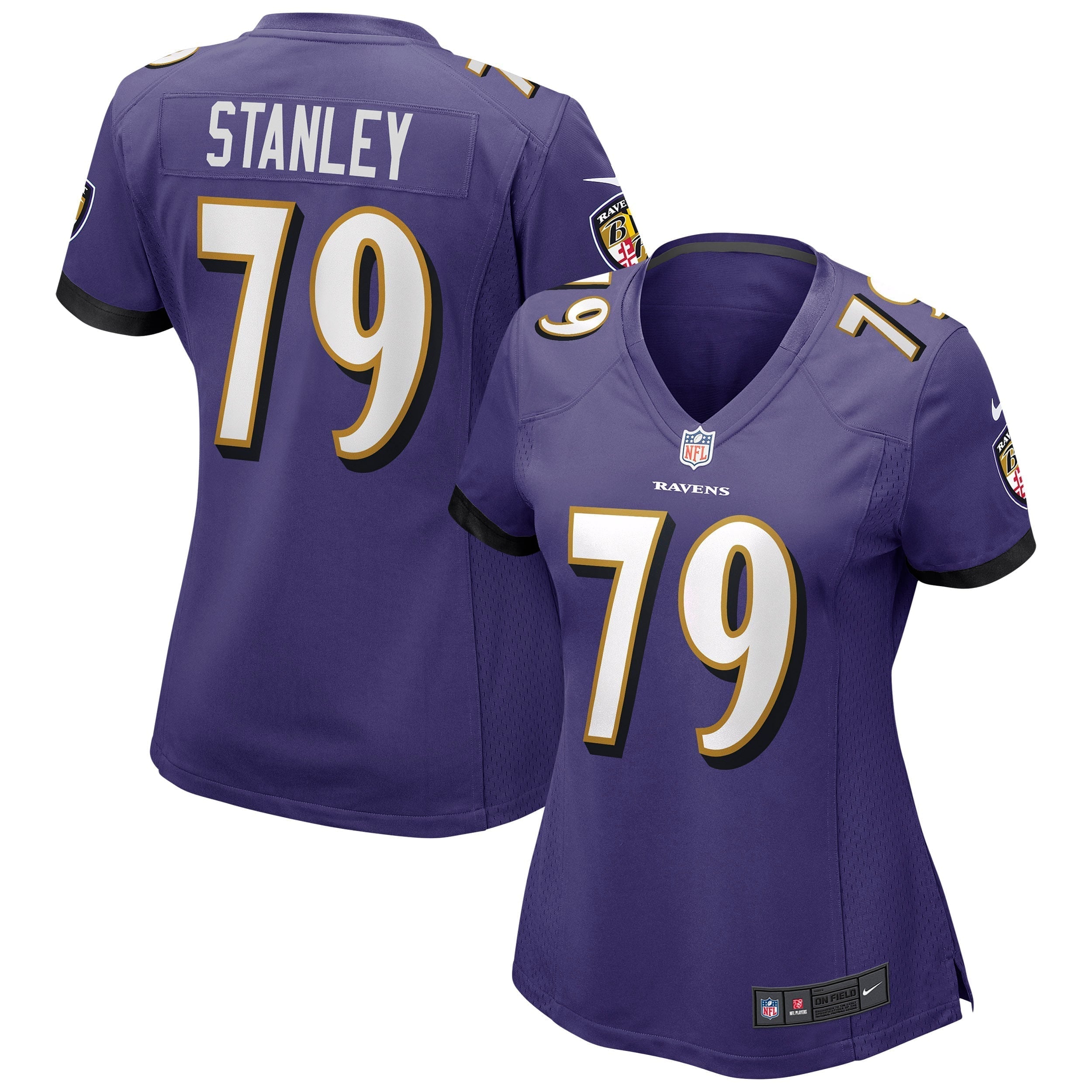 Women s Nike Ronnie Stanley Purple Baltimore Ravens Game Jersey