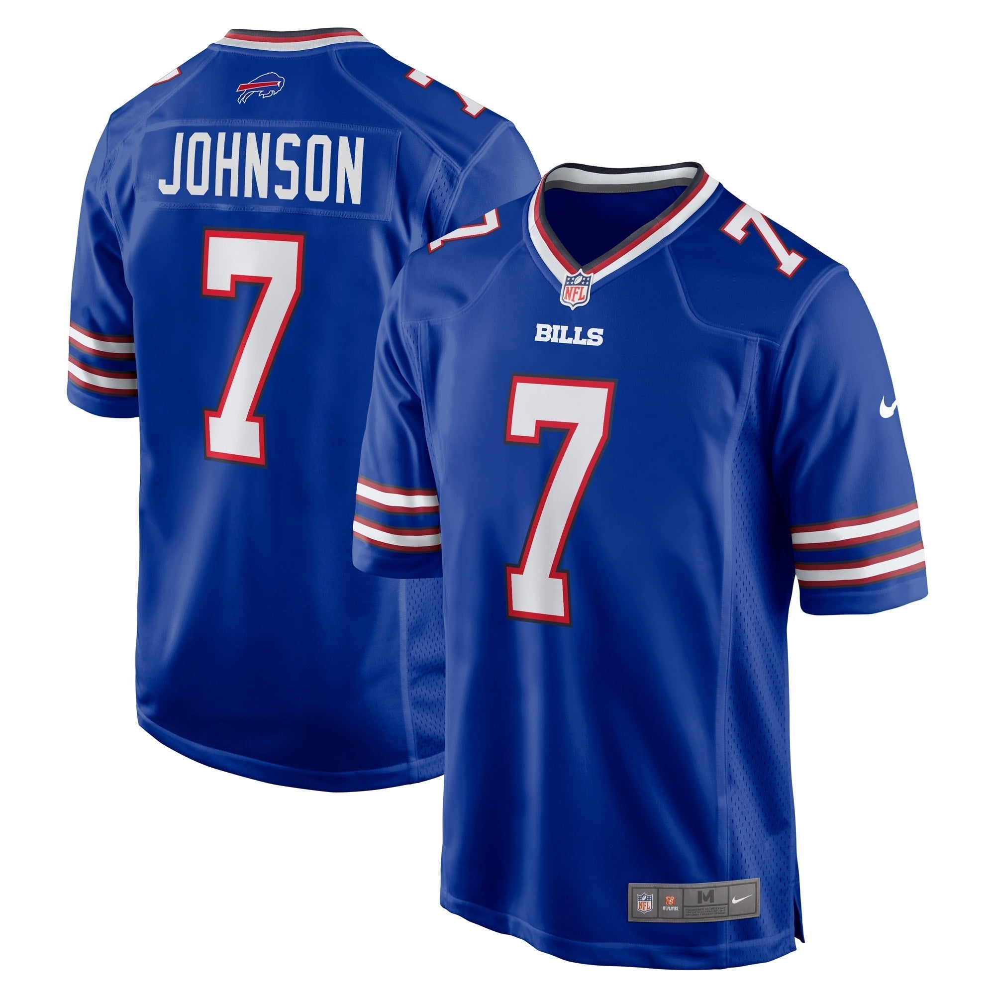 Men s Nike Taron Johnson Royal Buffalo Bills Game Jersey