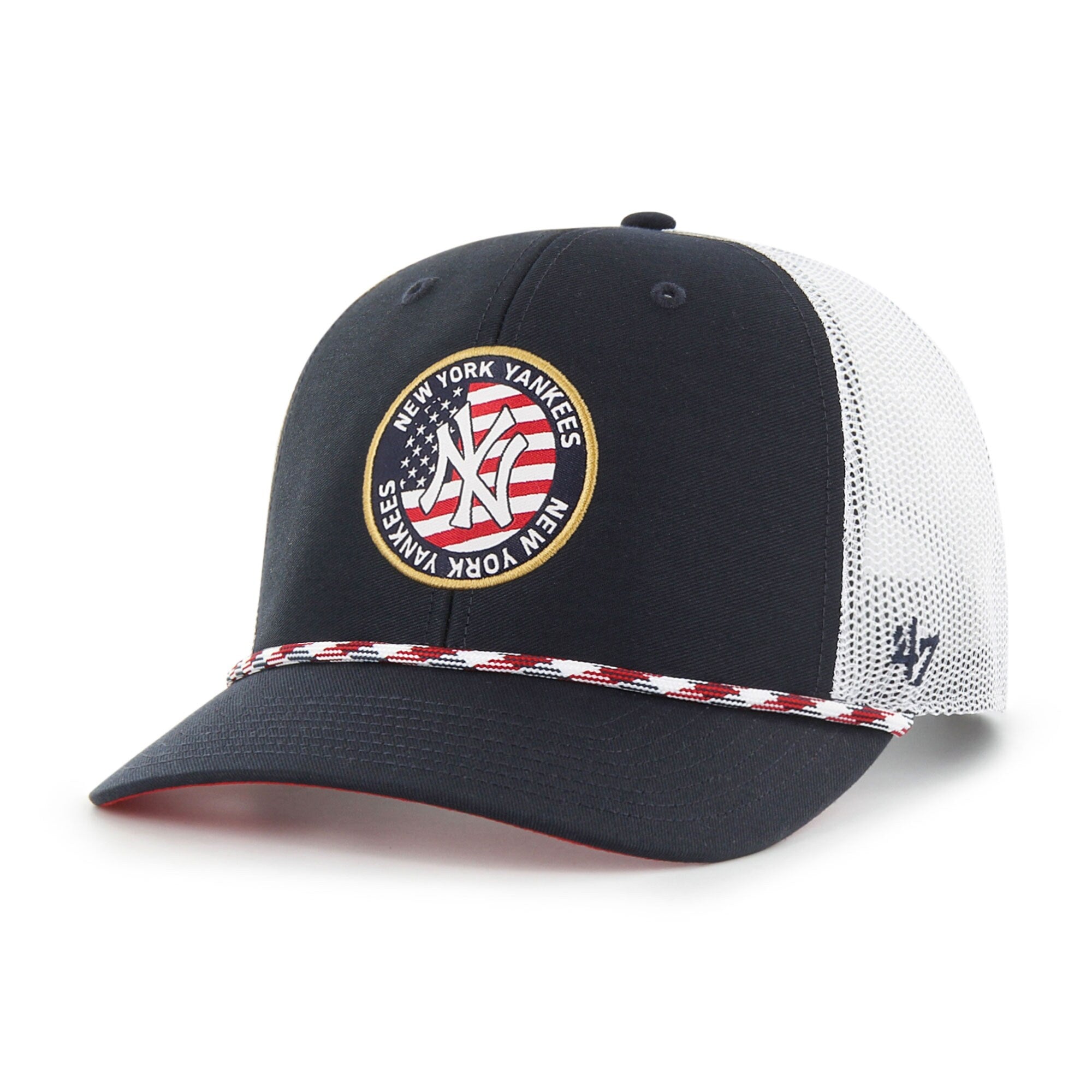 New York Yankees '47 Union Patch Trucker Adjustable Hat - Navy