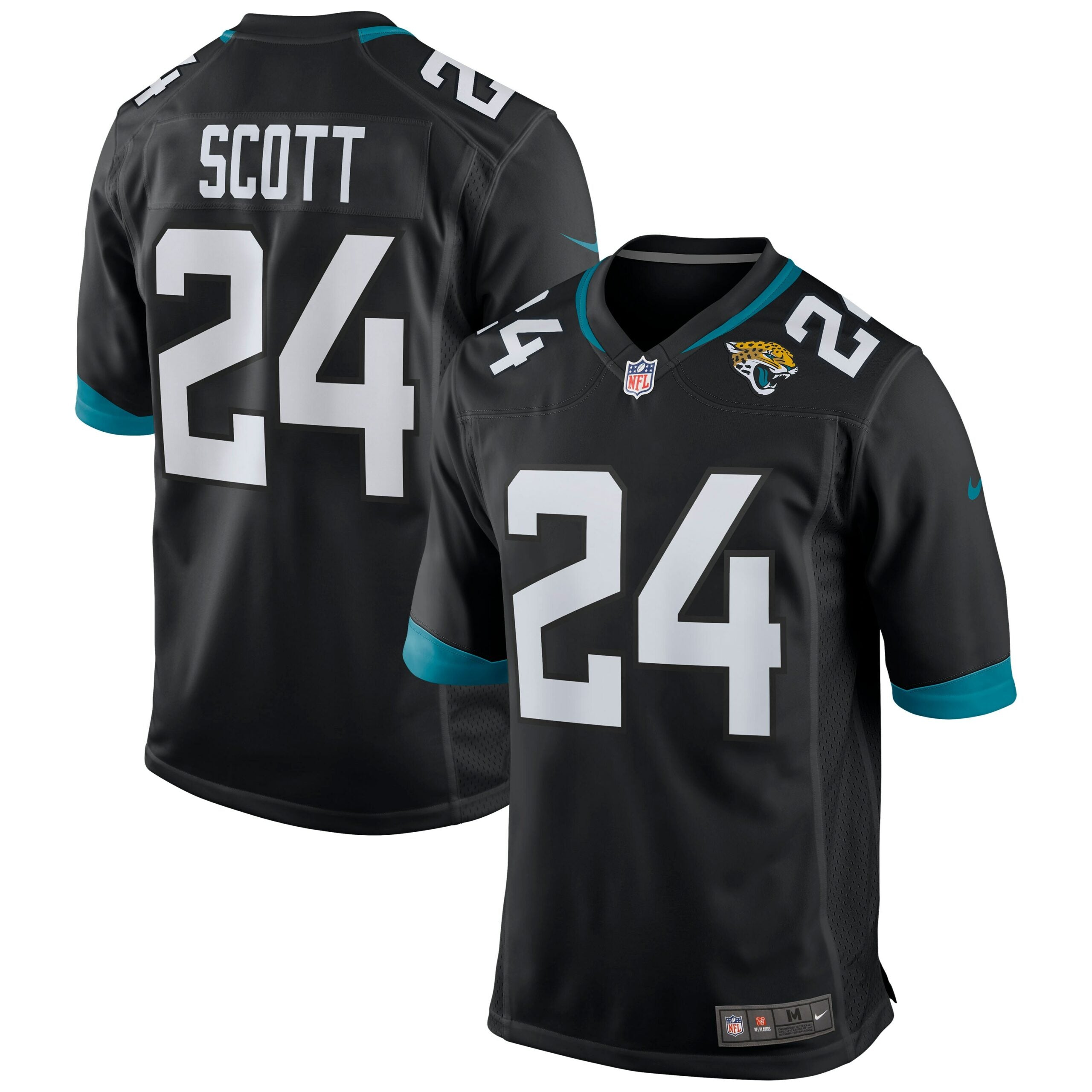 Josiah Scott Jacksonville Jaguars Nike Game Jersey   Black