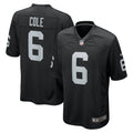 AJ Cole Las Vegas Raiders Nike Game Jersey   Black