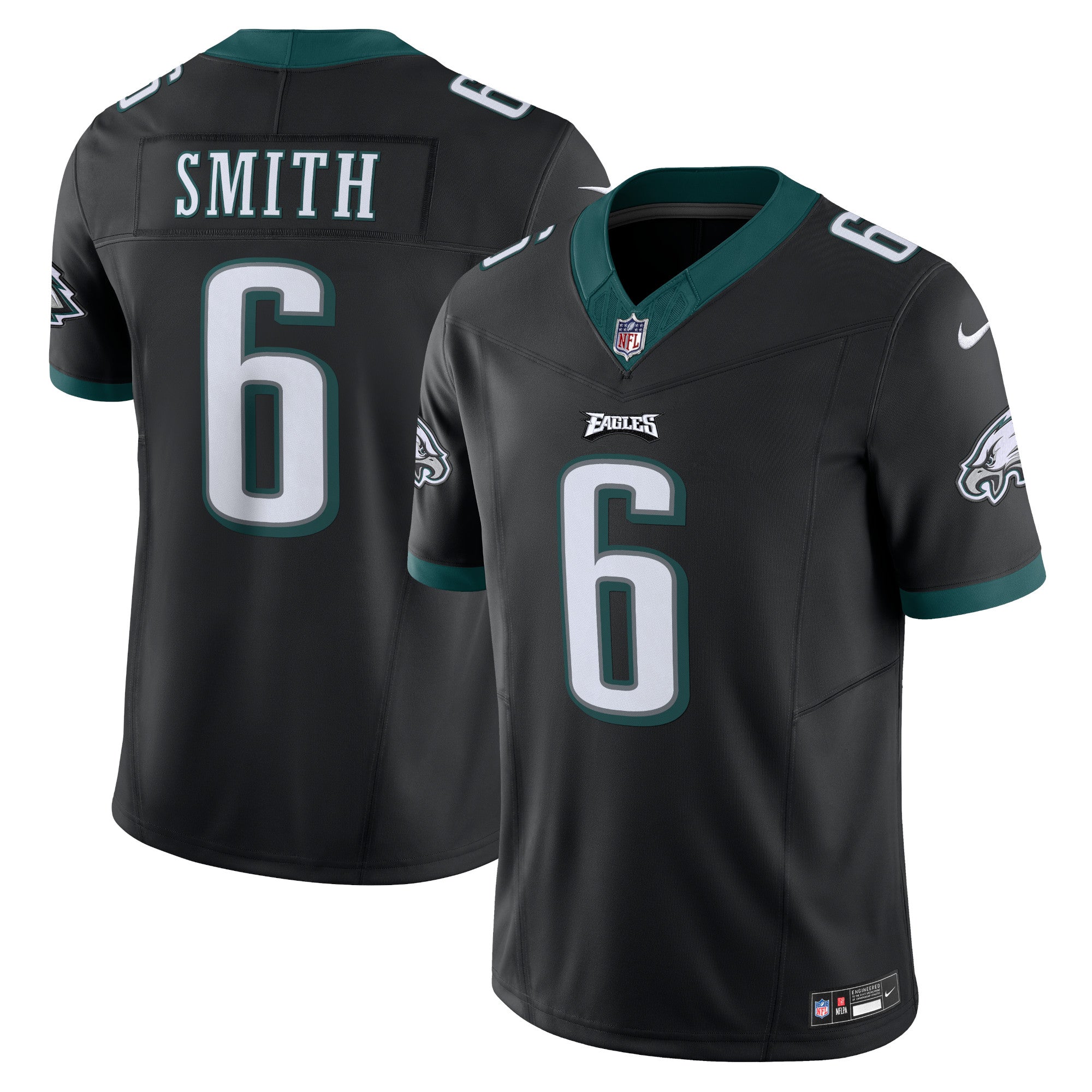 DeVonta Smith Philadelphia Eagles Nike Vapor F.U.S.E. Limited Jersey   Black