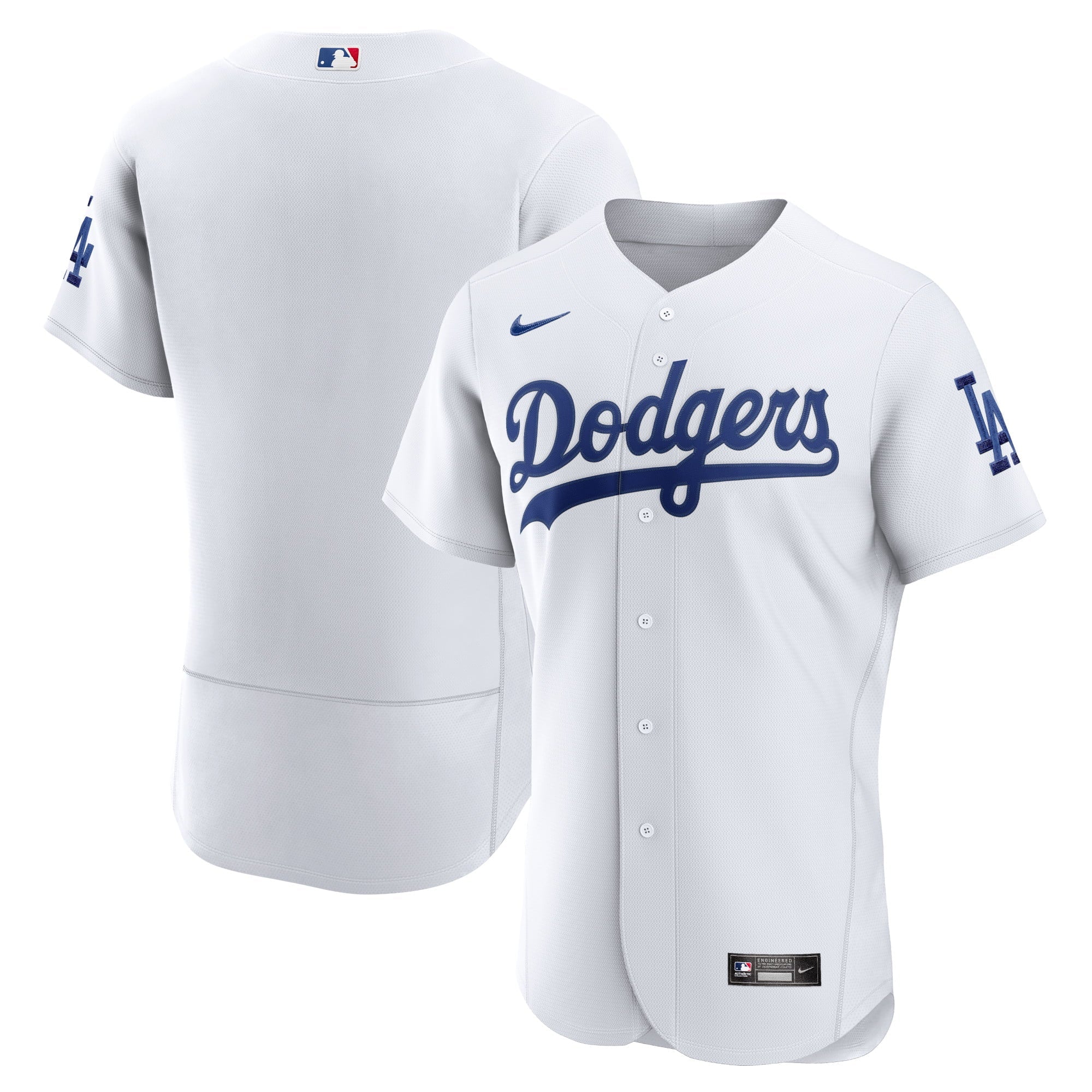 Men's Nike White Los Angeles Dodgers Home Authentic Team Jersey