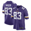Jalen Nailor Minnesota Vikings Nike Game Player Jersey   Purple
