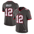 Men s Nike Tom Brady Pewter Tampa Bay Buccaneers Alternate Vapor Untouchable Limited Jersey