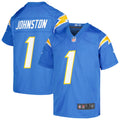 Quentin Johnston Los Angeles Chargers Nike Youth Game Jersey   Powder Blue