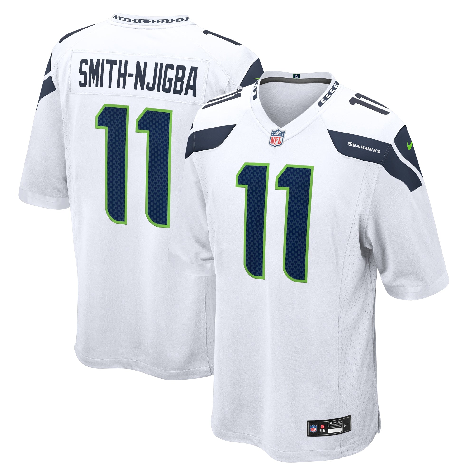 Jaxon Smith-Njigba Seattle Seahawks Nike Away Game Jersey White
