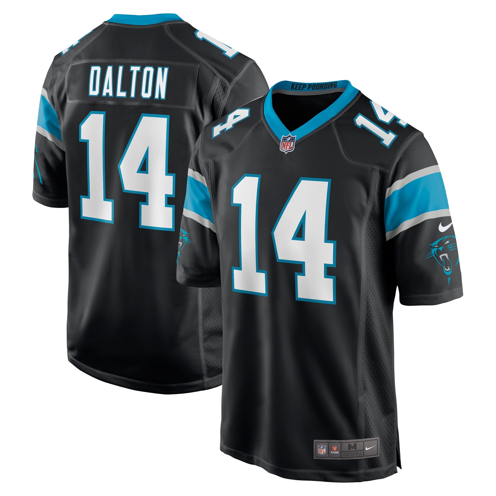 Andy Dalton Carolina Panthers Nike Game Player Jersey   Black