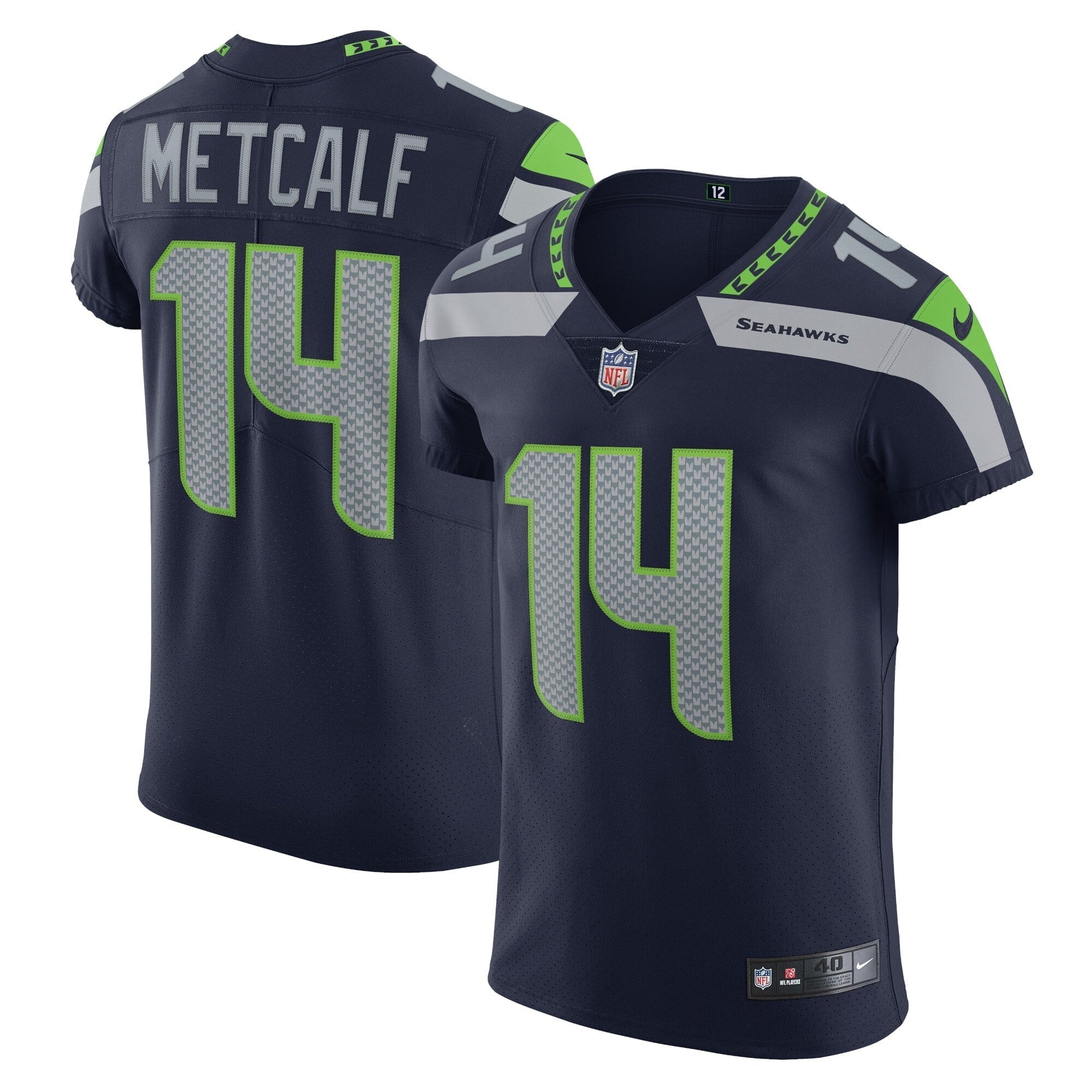 Men s Nike DK Metcalf College Navy Seattle Seahawks Vapor Elite Player Jersey