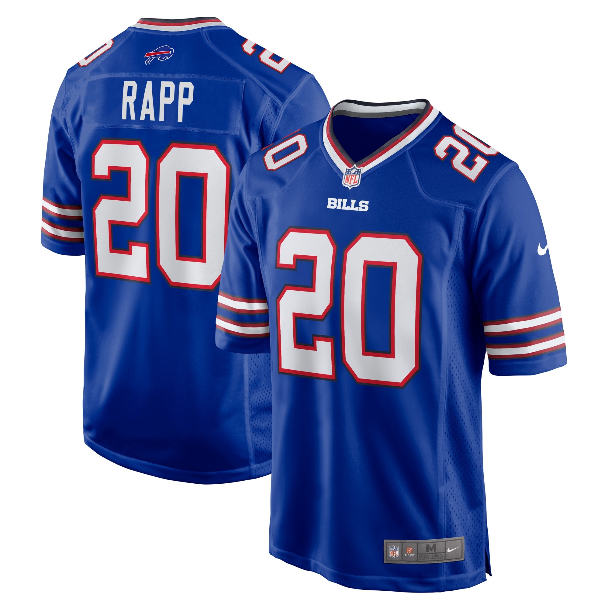 Taylor Rapp Buffalo Bills Nike Game Jersey   Royal