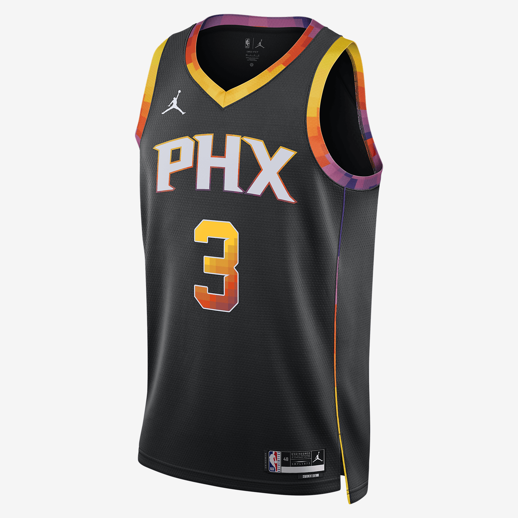 Phoenix Suns Statement Edition Jordans Dri-FIT NBA Swingman Jersey - Black