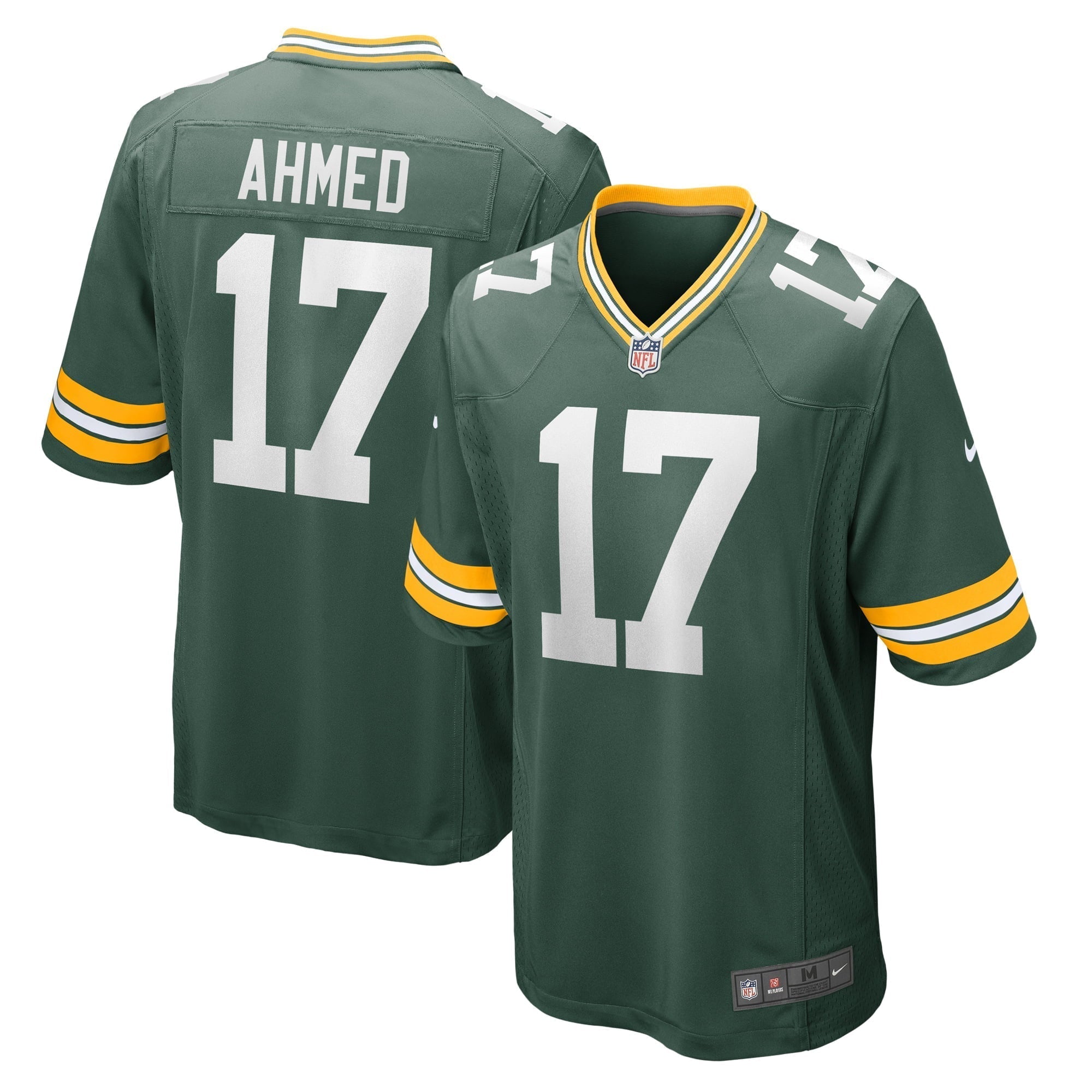 Men s Nike Ramiz Ahmed Green Green Bay Packers Home Game Player Jersey