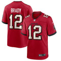 Men s Nike Tom Brady Red Tampa Bay Buccaneers Game Player Jersey