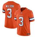 Men s Nike  Russell Wilson  Orange Denver Broncos Vapor F.U.S.E. Limited Jersey