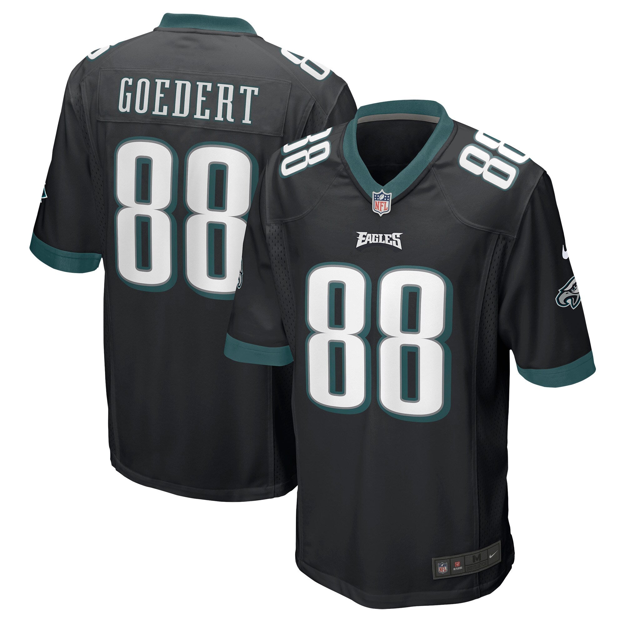 Dallas Goedert Philadelphia Eagles Nike Game Jersey   Black